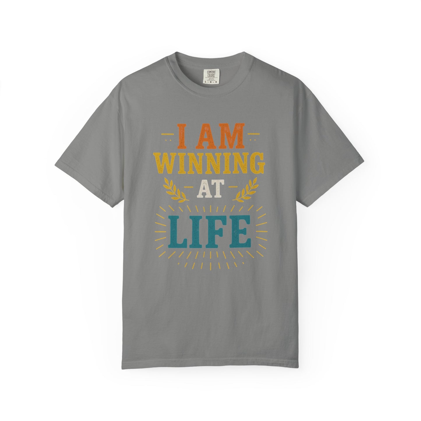 Winning at Life Unisex T-Shirt - Funny Gift, Motivational Tee, Casual Wear, Birthday Gift, Everyday Apparel