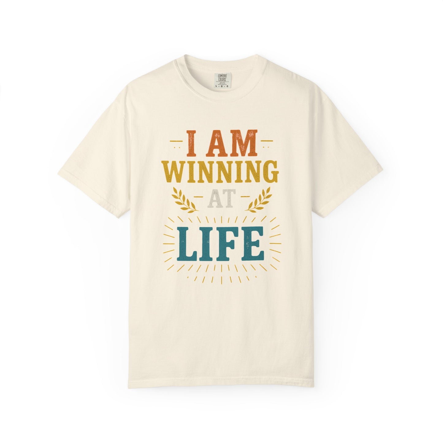 Winning at Life Unisex T-Shirt - Funny Gift, Motivational Tee, Casual Wear, Birthday Gift, Everyday Apparel