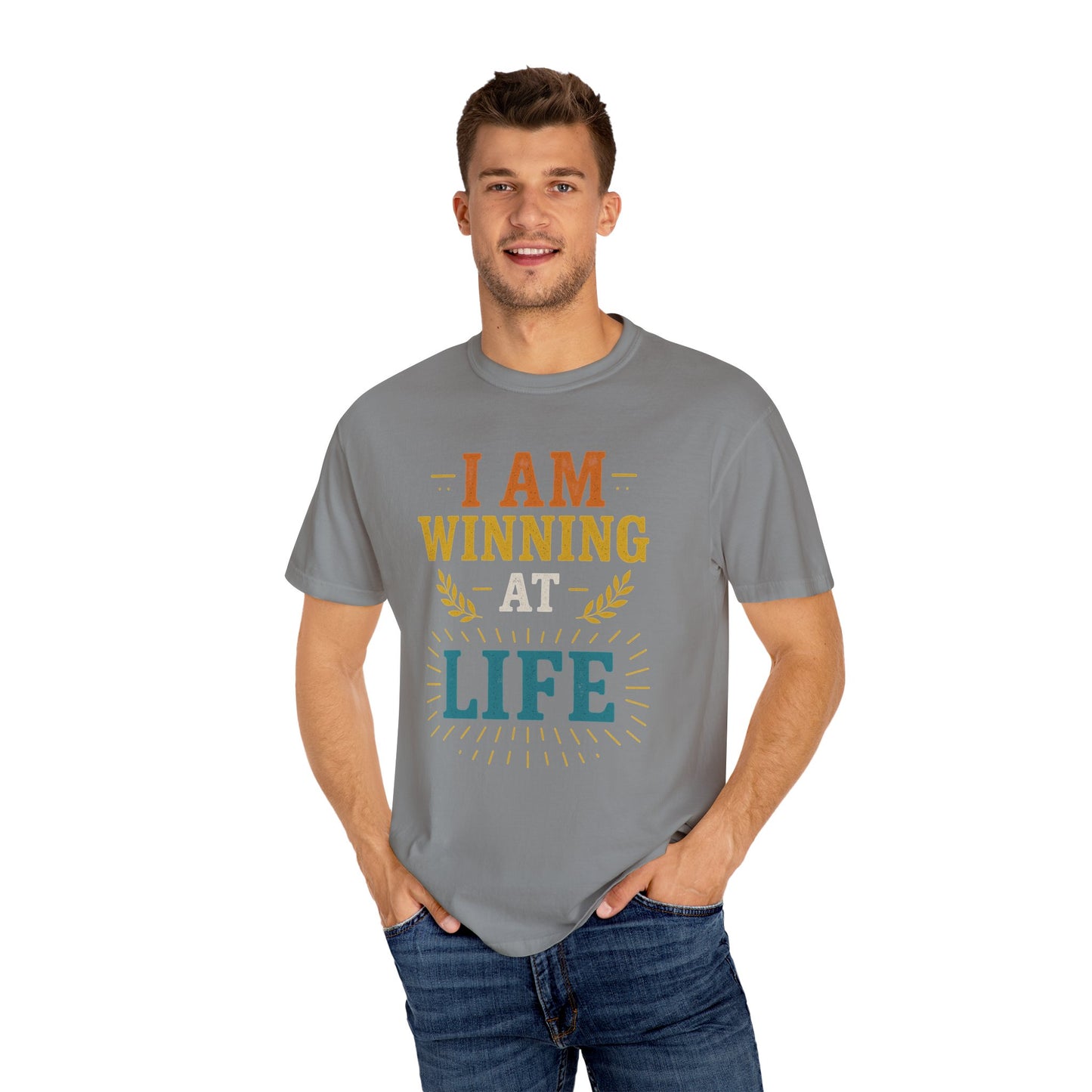 Winning at Life Unisex T-Shirt - Funny Gift, Motivational Tee, Casual Wear, Birthday Gift, Everyday Apparel