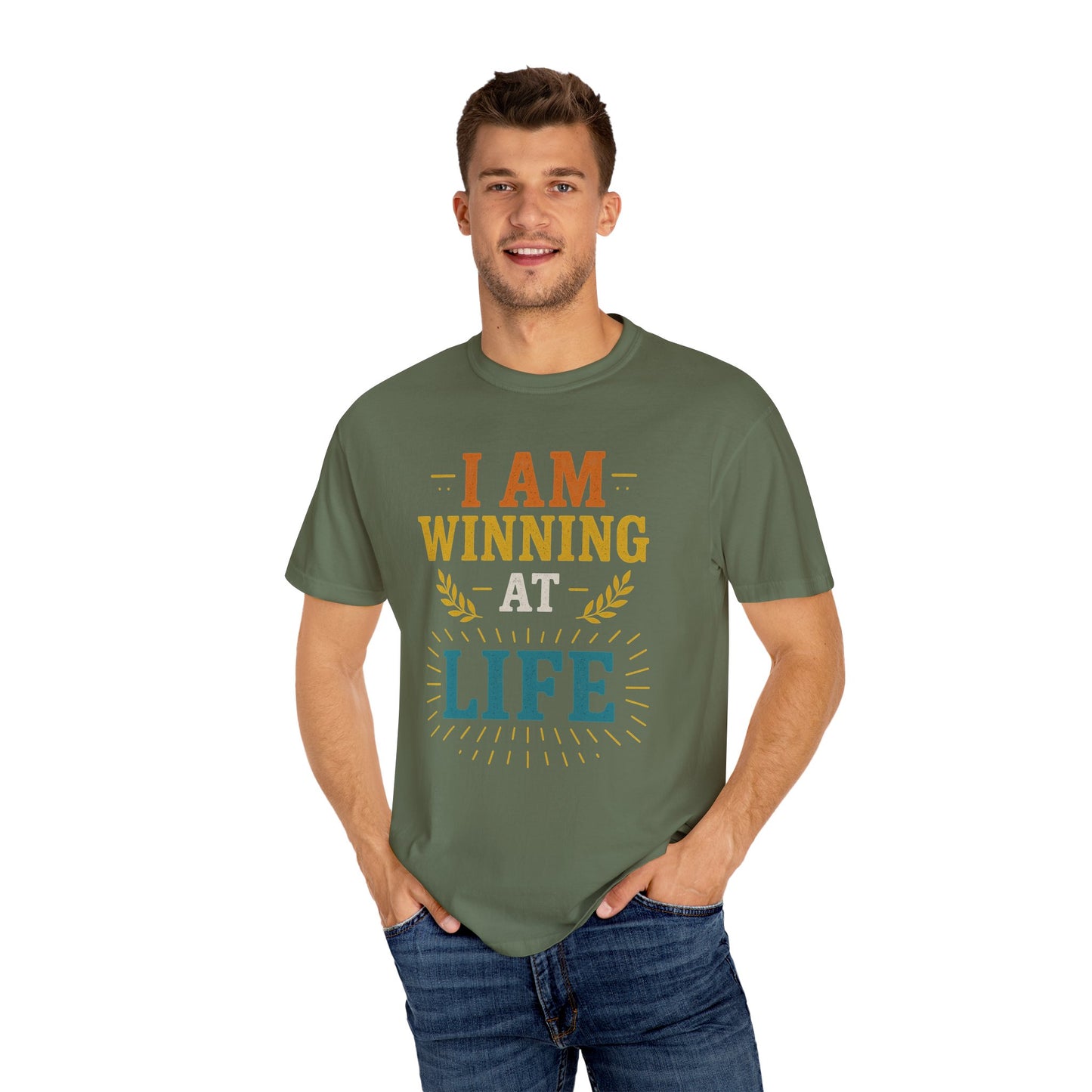 Winning at Life Unisex T-Shirt - Funny Gift, Motivational Tee, Casual Wear, Birthday Gift, Everyday Apparel