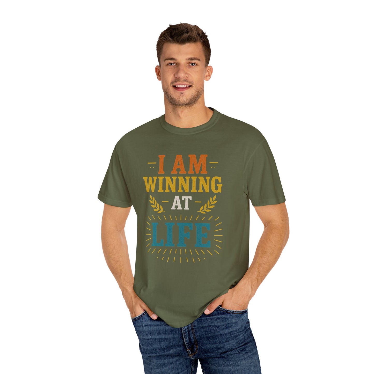 Winning at Life Unisex T-Shirt - Funny Gift, Motivational Tee, Casual Wear, Birthday Gift, Everyday Apparel