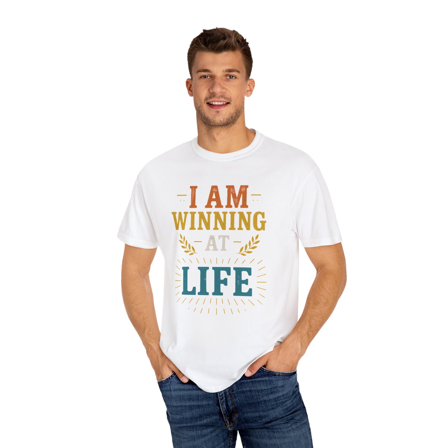 Winning at Life Unisex T-Shirt - Funny Gift, Motivational Tee, Casual Wear, Birthday Gift, Everyday Apparel