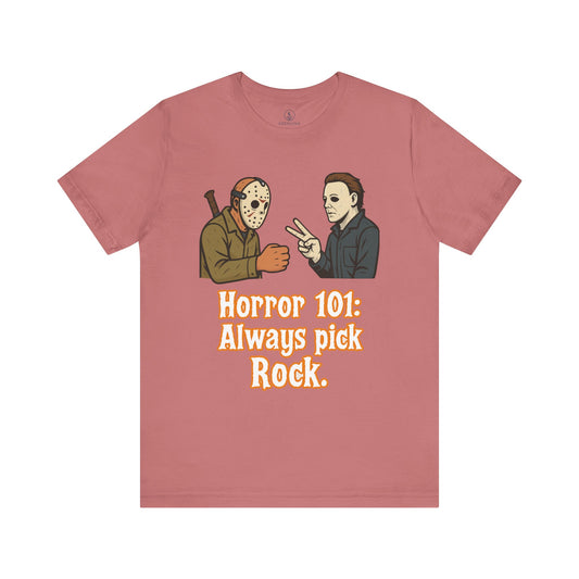 Horror-Themed T-Shirt, Horror Movie Fan Tee, Gift for Horror Lovers, Fun Graphic Tee, Halloween Costume Shirt