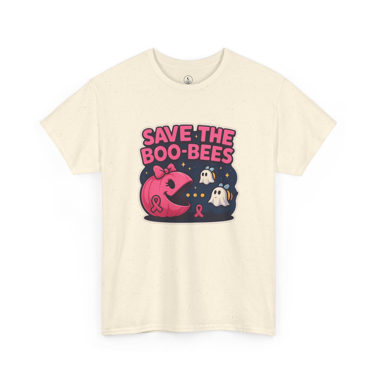 Save the Boo-Bees Unisex Tee | Breast Cancer Awareness Shirt, Halloween Apparel, Ghost Theme, Gift for Her, Support the Cause