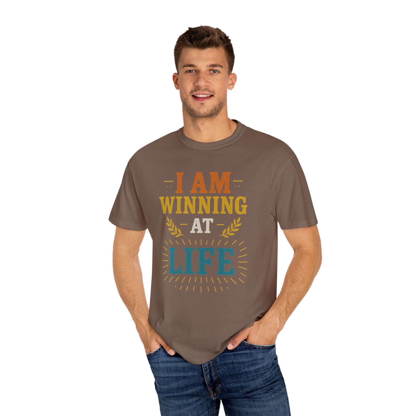 Winning at Life Unisex T-Shirt - Funny Gift, Motivational Tee, Casual Wear, Birthday Gift, Everyday Apparel