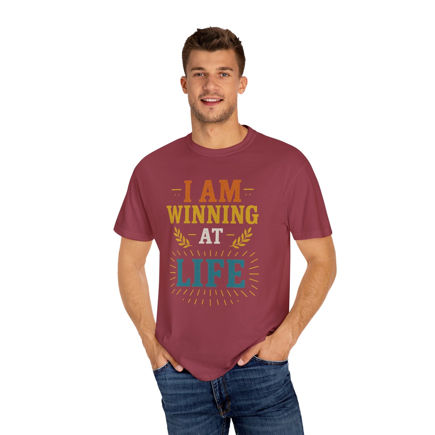 Winning at Life Unisex T-Shirt - Funny Gift, Motivational Tee, Casual Wear, Birthday Gift, Everyday Apparel