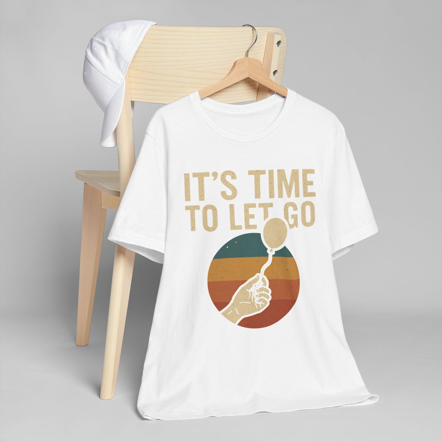 It's Time to Let Go Inspirational T-Shirt, Relaxed Fit Tee, Motivational Apparel, Gift for Friends, Casual Wear, Mindfulness Shirt