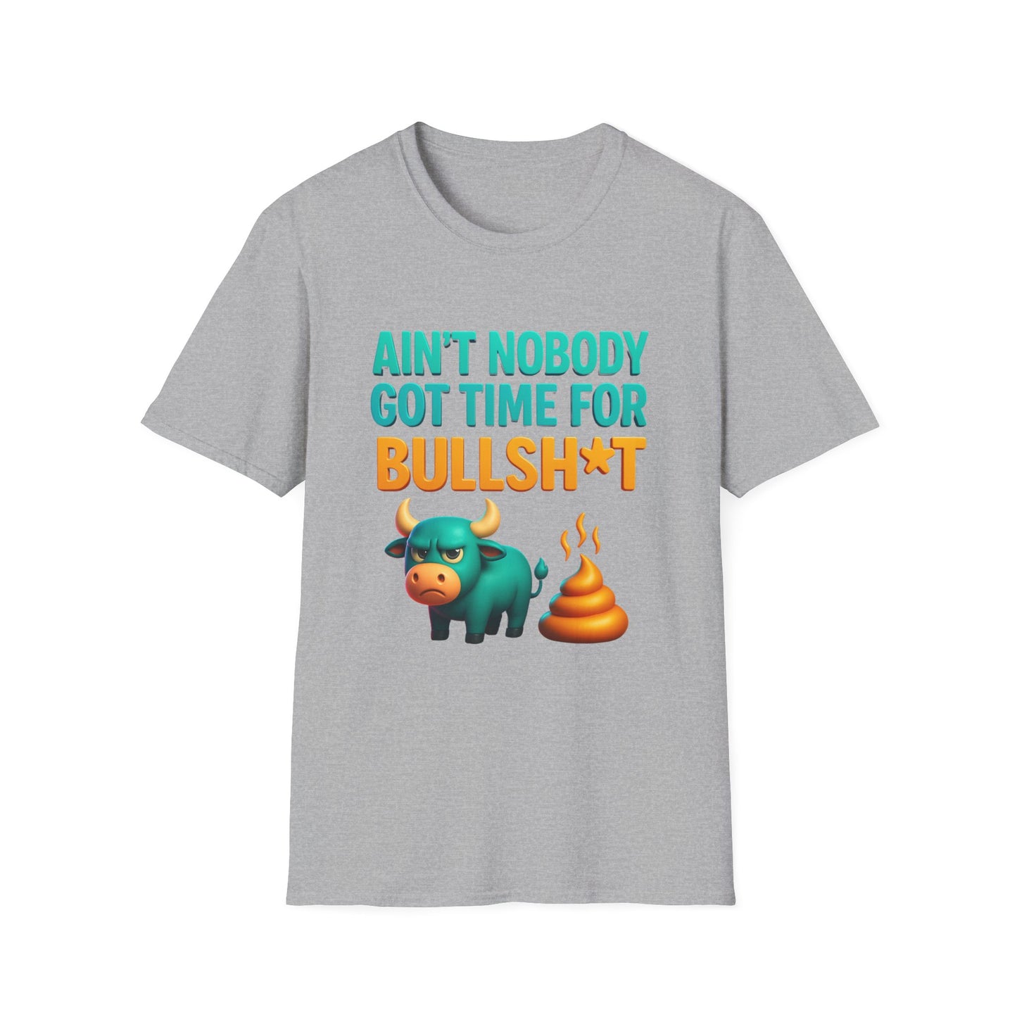 Funny Cow T-Shirt, Humorous Tee for Animal Lovers, Gift for Friends, Sarcastic Quote Shirt - Unisex Softstyle Top, Cow Graphic Tee, Funny