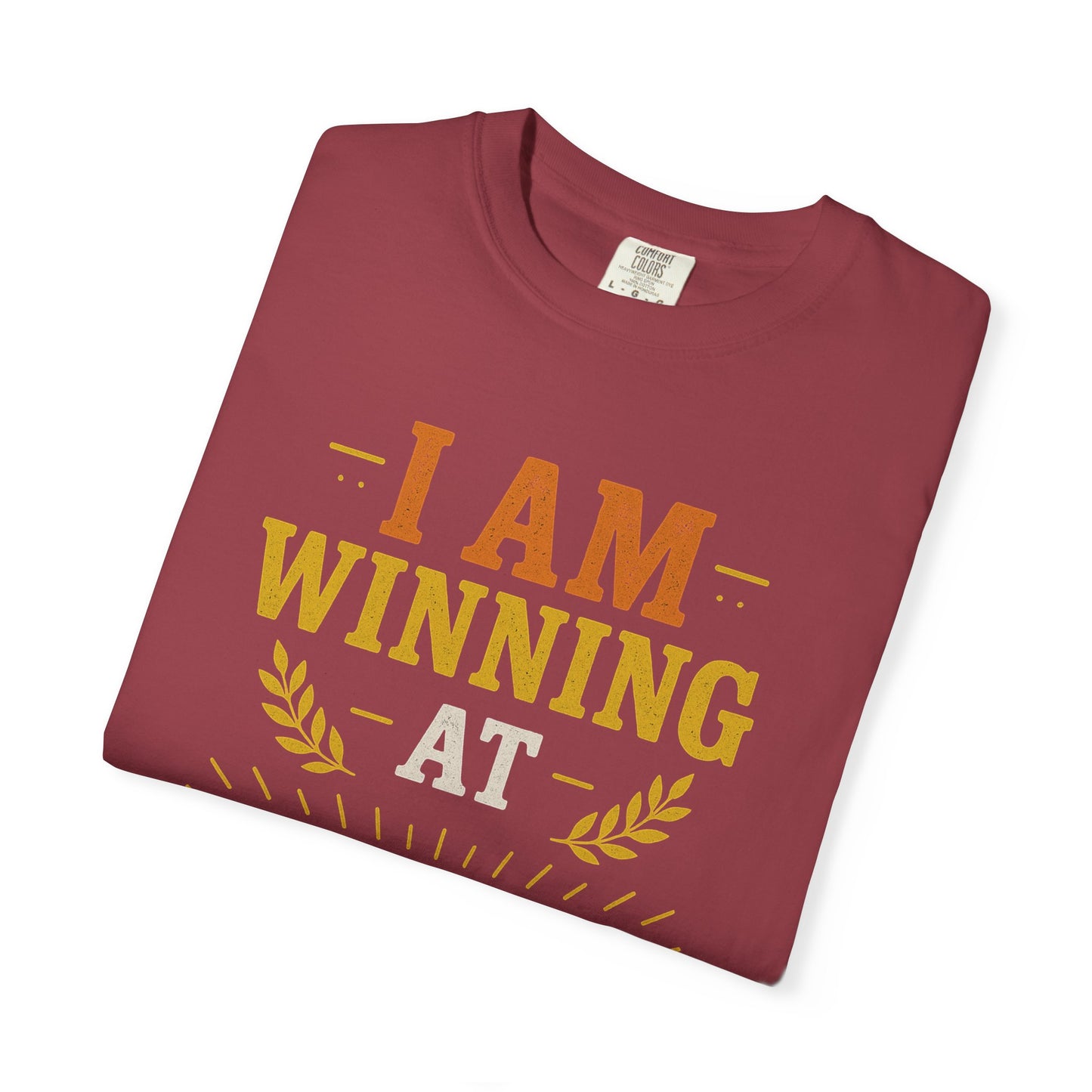 Winning at Life Unisex T-Shirt - Funny Gift, Motivational Tee, Casual Wear, Birthday Gift, Everyday Apparel