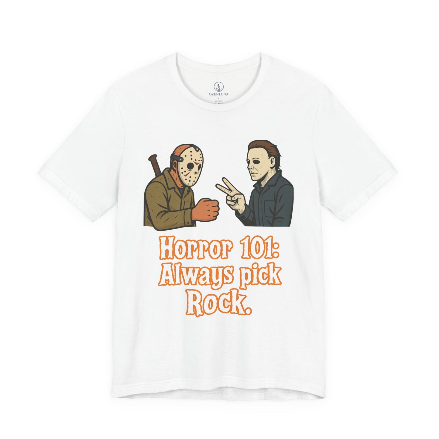 Horror-Themed T-Shirt, Horror Movie Fan Tee, Gift for Horror Lovers, Fun Graphic Tee, Halloween Costume Shirt