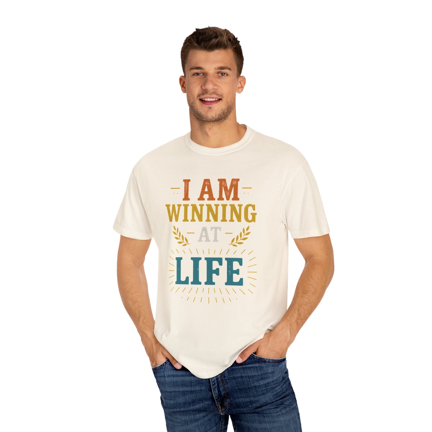 Winning at Life Unisex T-Shirt - Funny Gift, Motivational Tee, Casual Wear, Birthday Gift, Everyday Apparel