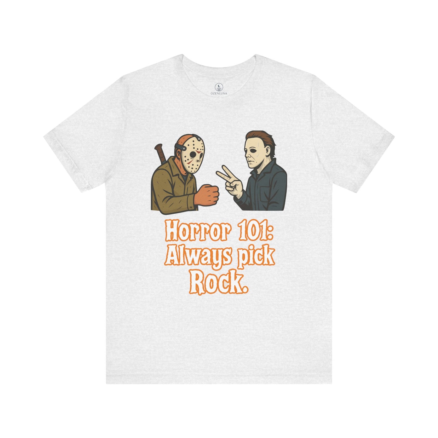 Horror-Themed T-Shirt, Horror Movie Fan Tee, Gift for Horror Lovers, Fun Graphic Tee, Halloween Costume Shirt