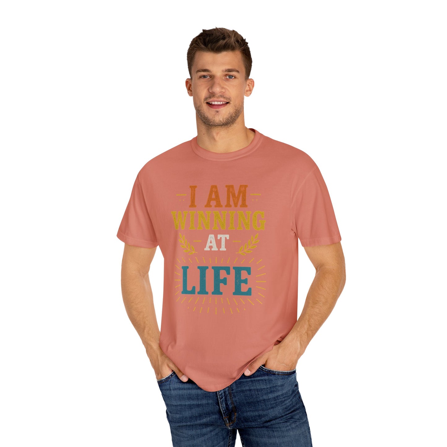 Winning at Life Unisex T-Shirt - Funny Gift, Motivational Tee, Casual Wear, Birthday Gift, Everyday Apparel