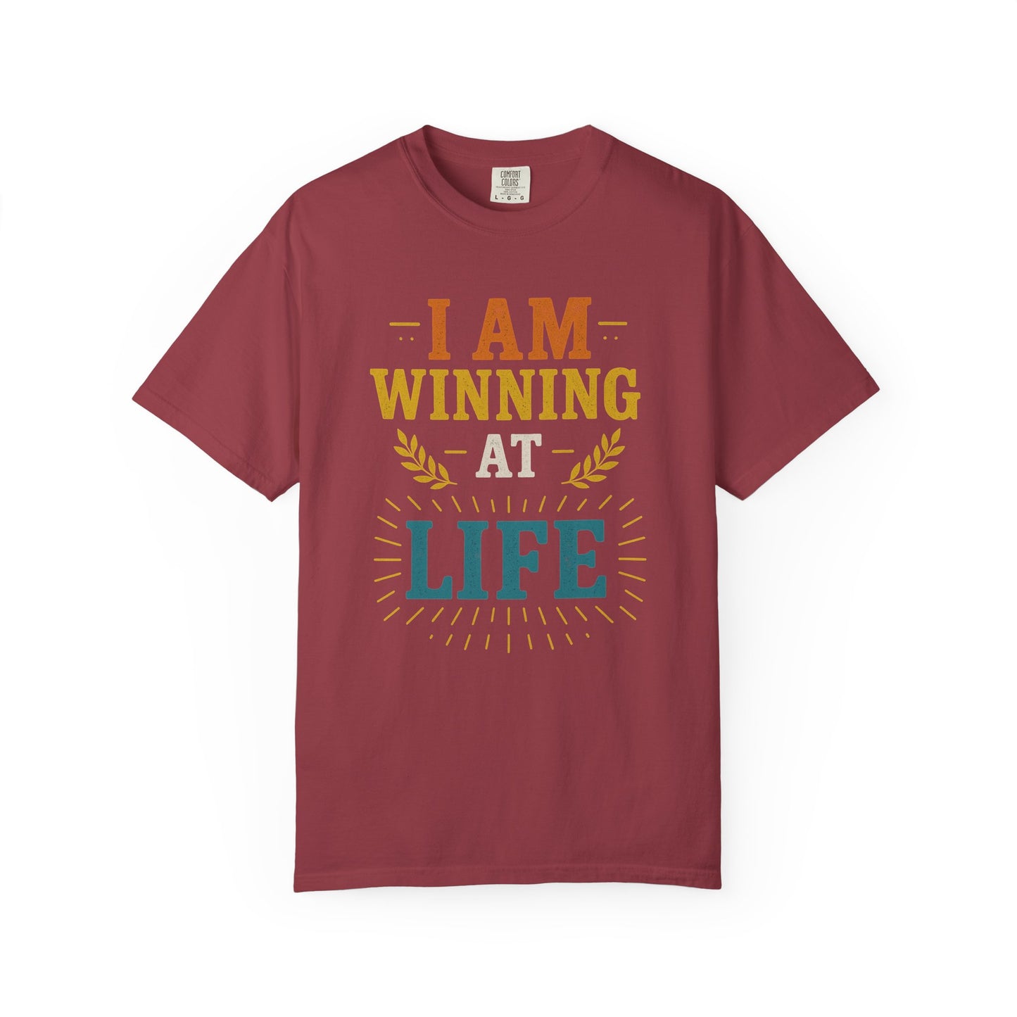 Winning at Life Unisex T-Shirt - Funny Gift, Motivational Tee, Casual Wear, Birthday Gift, Everyday Apparel
