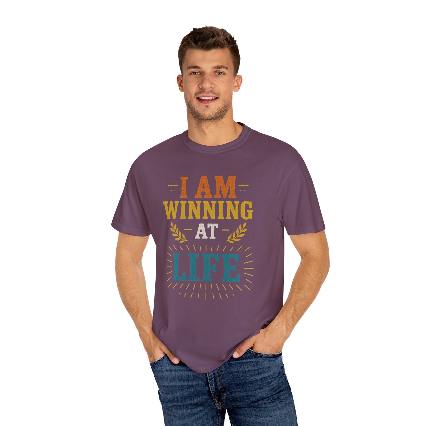 Winning at Life Unisex T-Shirt - Funny Gift, Motivational Tee, Casual Wear, Birthday Gift, Everyday Apparel